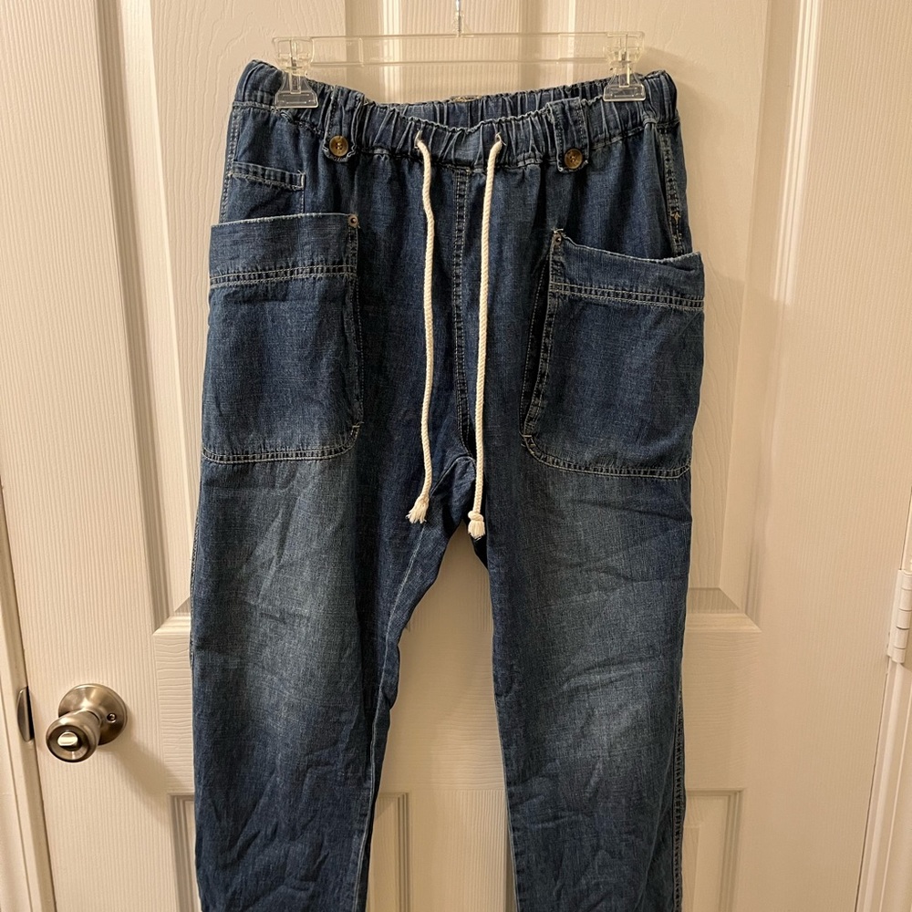Mustard Seed Tie Waist Jeans